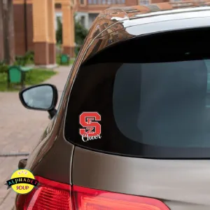 FZS Bulldogs Cheer Car Decal