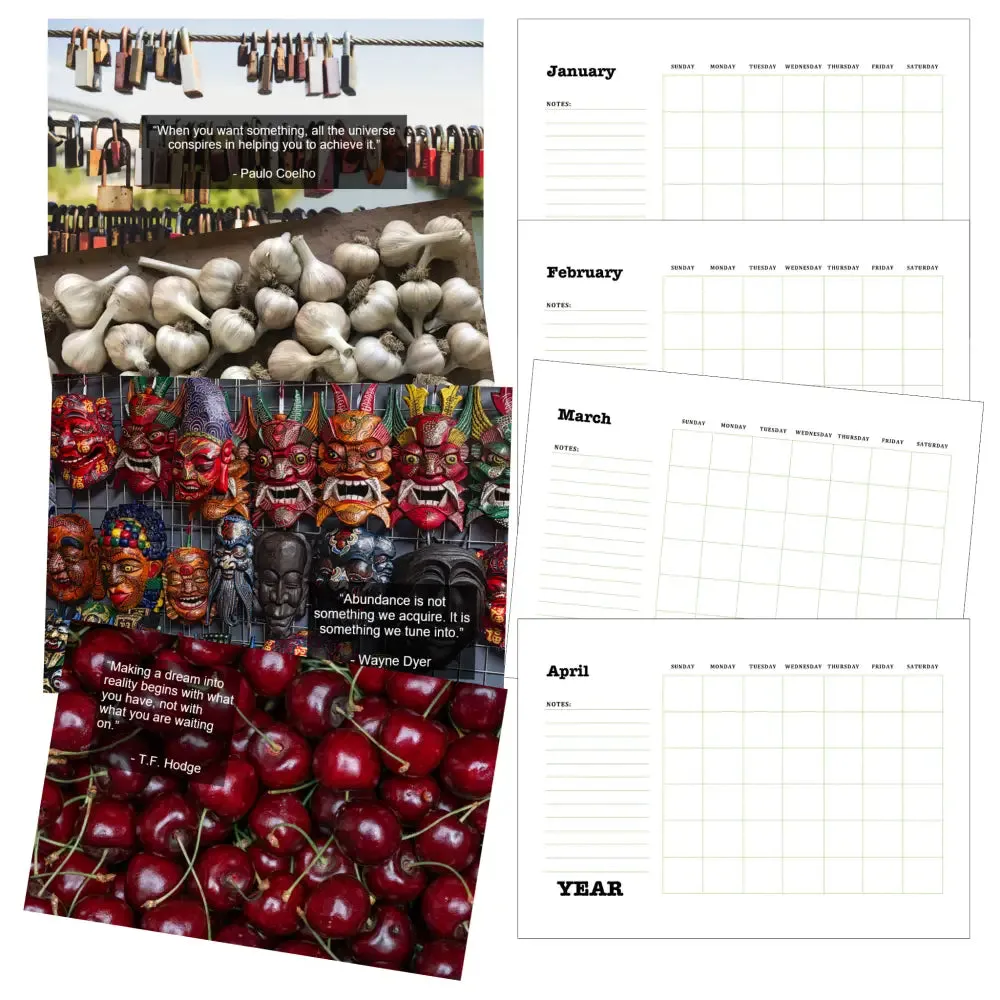 Having a Year of Abundance Calendar PLR