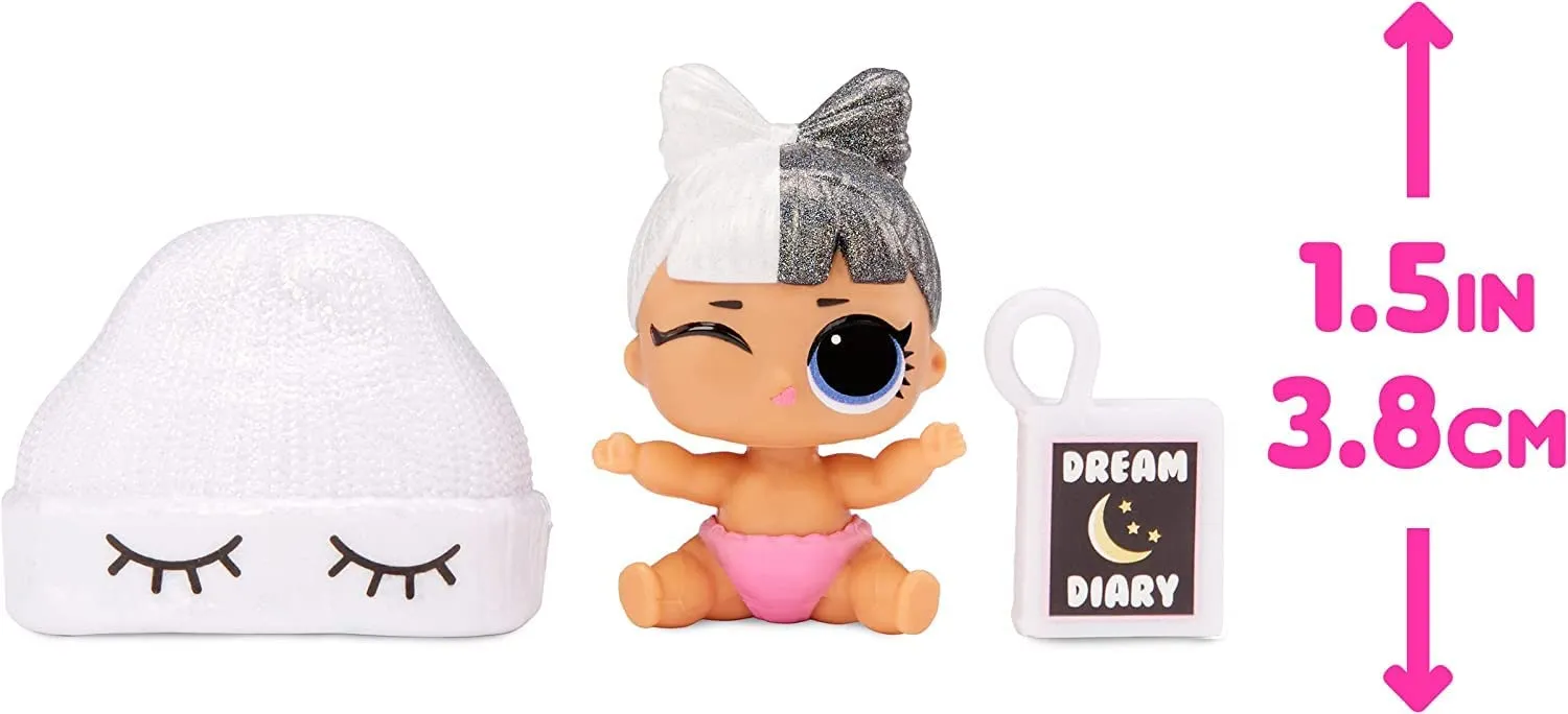 LOL Surprise Glitter Color Change Lil Sis with 5 Surprises- Collectible Doll Including Sparkly Fashion Accessories