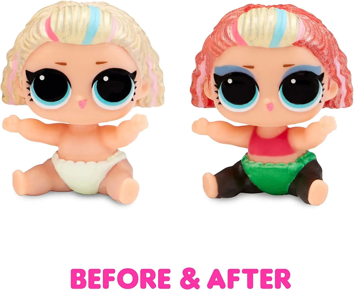 LOL Surprise Glitter Color Change Lil Sis with 5 Surprises- Collectible Doll Including Sparkly Fashion Accessories