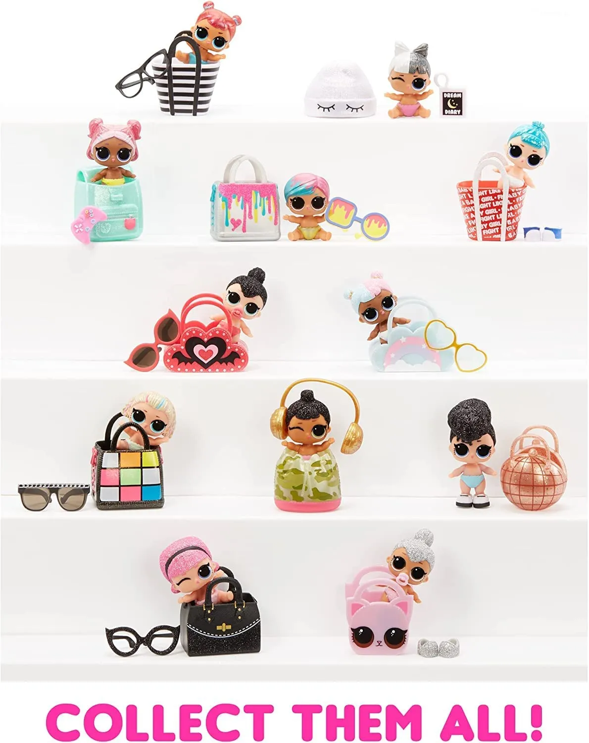 LOL Surprise Glitter Color Change Lil Sis with 5 Surprises- Collectible Doll Including Sparkly Fashion Accessories