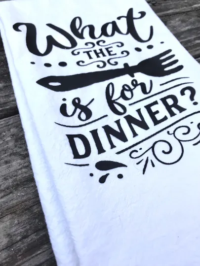 What the Fork is For Dinner Kitchen Towel